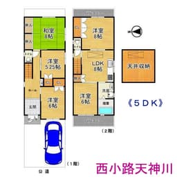 西小路天神川の一戸建住宅の画像