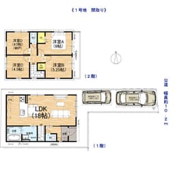 馬代通丸太町（北）の新築一戸建住宅の画像
